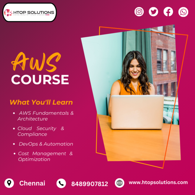 Htop solutions is the Best AWS Course in Chennai