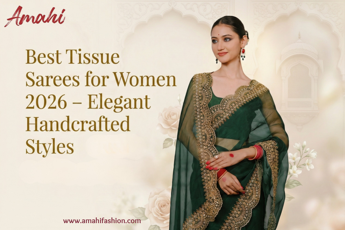 Best Tissue Sarees for Women 2026 Elegant Handcrafted Styles