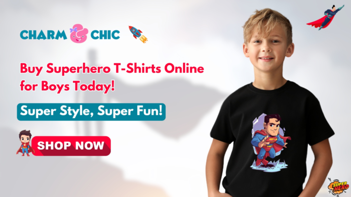 Get Cool Superhero T-Shirts for Boys online at Great Prices