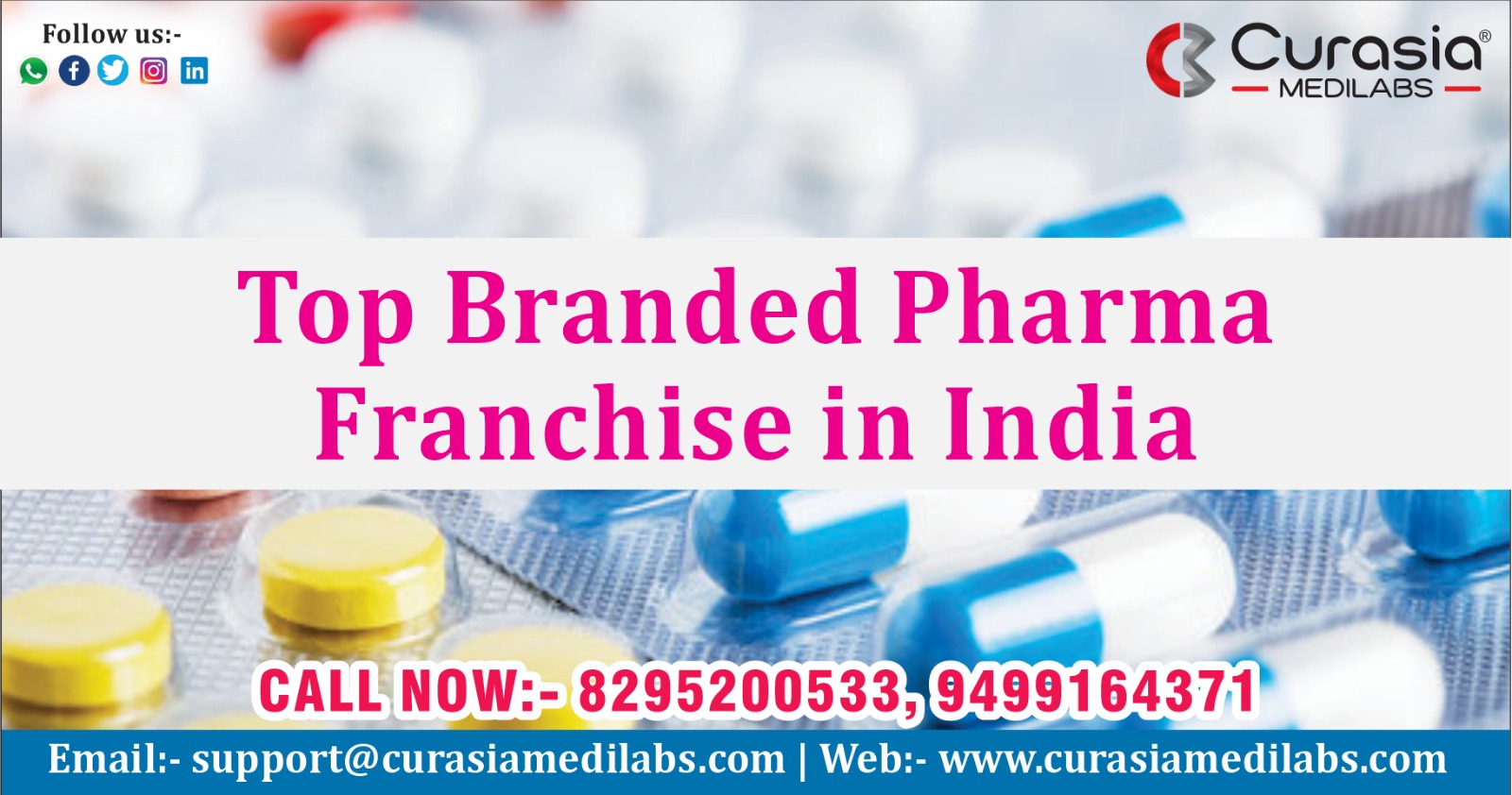 Top Branded Pharma Franchise in India