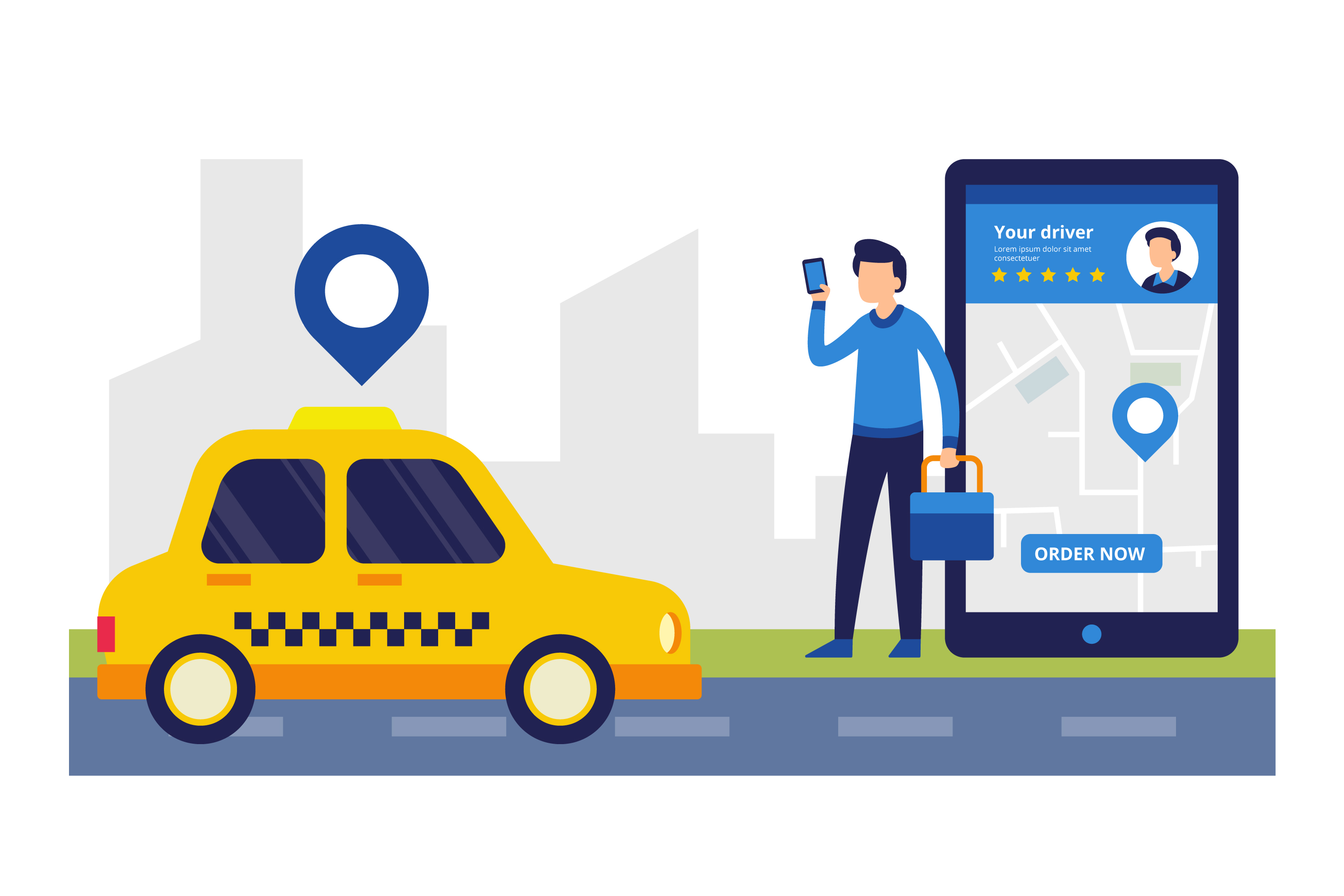 Taxi booking app development services
