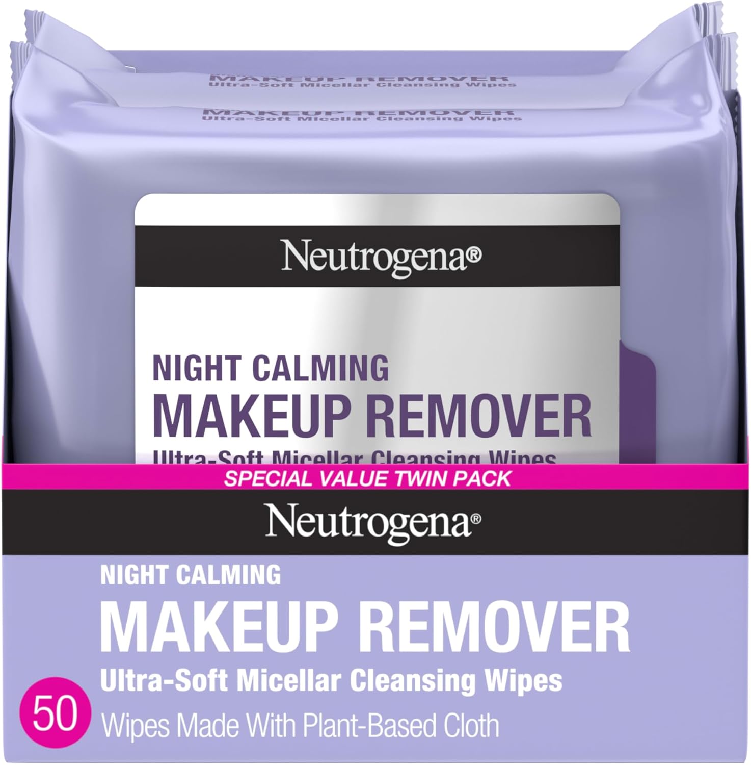 Neutrogena Night Calming Makeup Remover Face Wipes