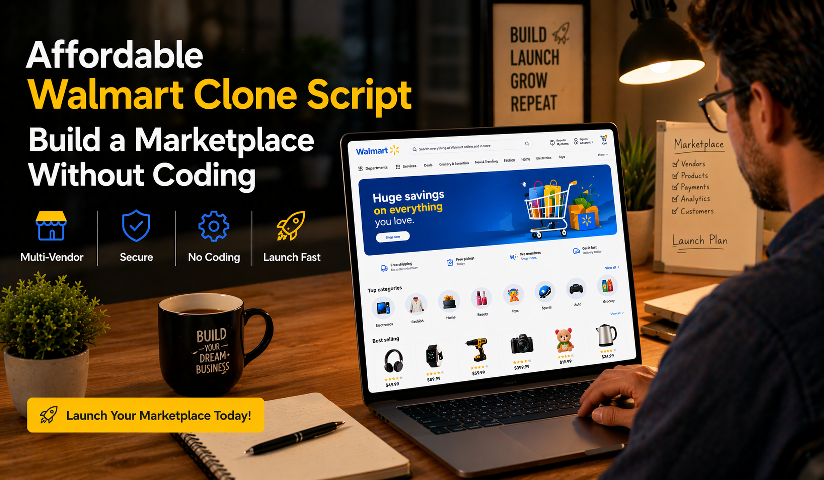 Affordable Walmart Clone Script