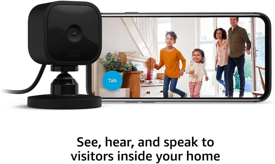 Blink Mini - Compact indoor plug-in smart security camera