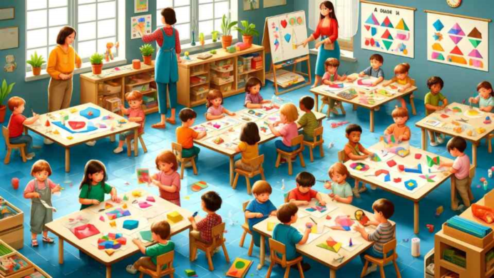 Preschool Shape Crafts and Activities: Developing Abilities