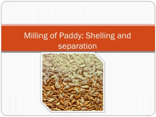 Modern Rice Milling Process Steps & Paddy Rice Milling Systems Flowchart