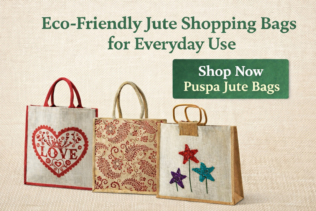 Eco-Friendly Jute Shopping Bags for Everyday Use