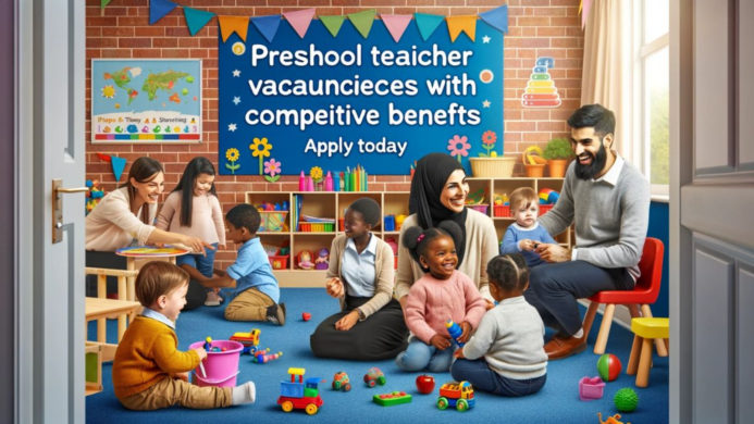 Apply for Competitive Benefits Preschool Teacher Jobs!