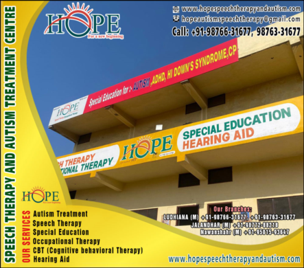 Hope Centre for Autism Treatment, Speech Therapy, Hearing Aid Centre for Kids & Children in Ludhiana