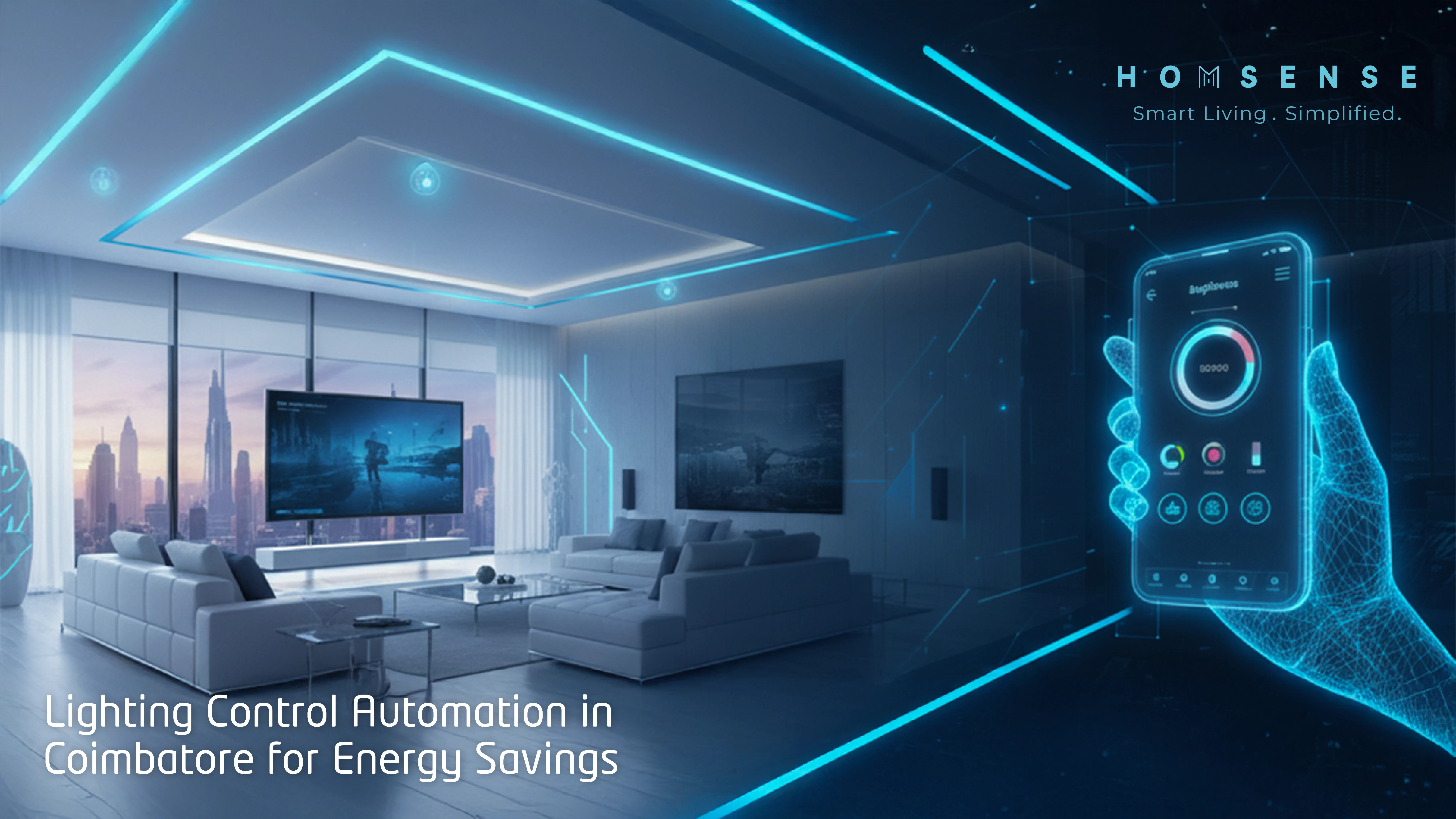 Lighting Automation in Coimbatore by HOMSENSE