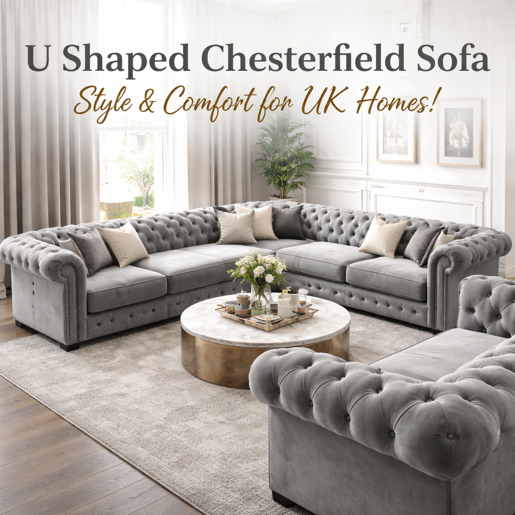 U Shaped Chesterfield Sofa — Style and Comfort for UK Homes!