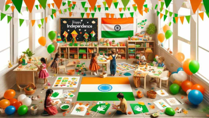 Simple Indian Independence Day Crafts ideas for Young Children