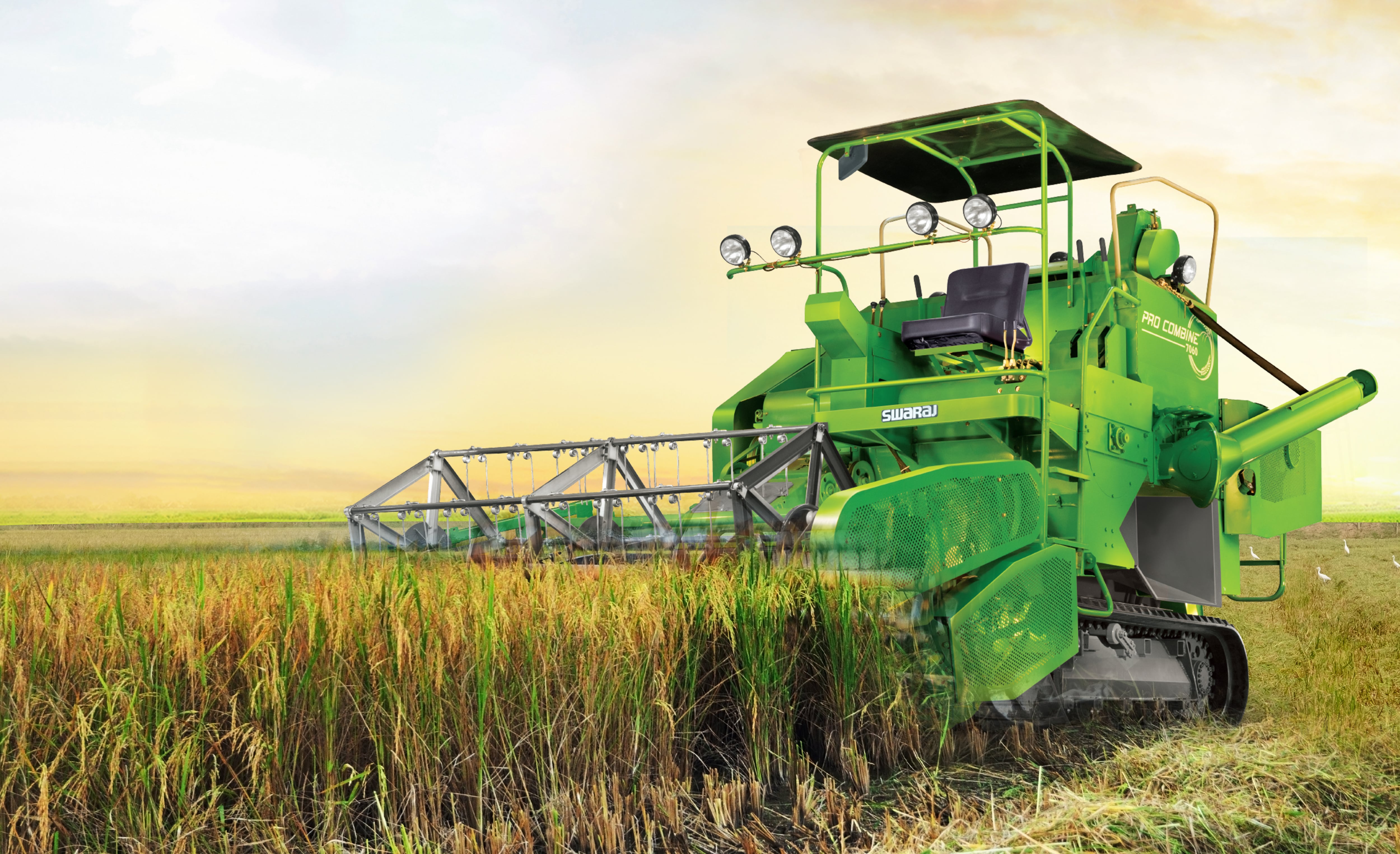 How a Combine Harvester Works  Step by Step Process Explain