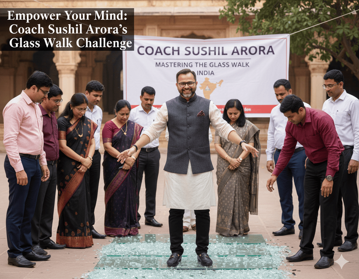 Glass Walk Activity for Confidence and Leadership