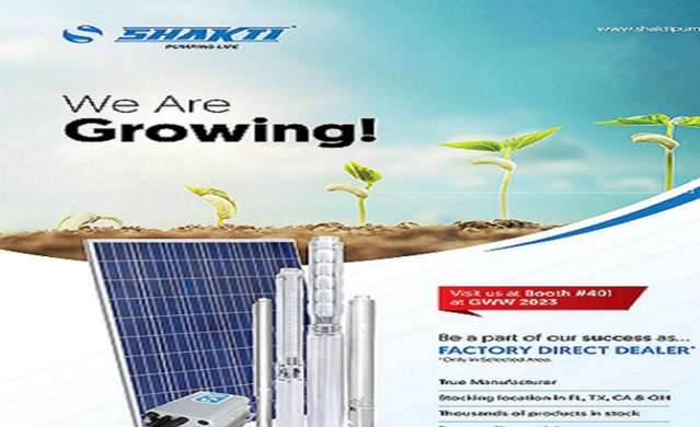 Groundwater Week 2023: Visit Shakti Pumps USA at Booth #301