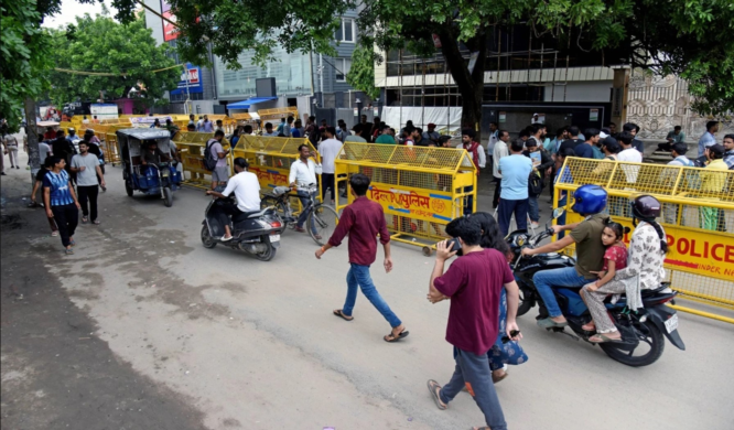 Heavy police force deployed near Delhi's Shahi Idgah, rumours were spread about the protest
