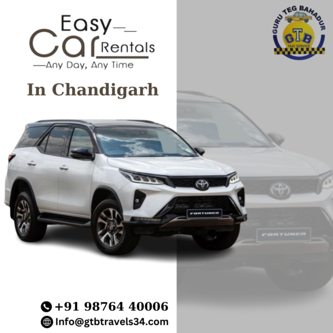Unlock Chandigarh's Wonders: Taxi Service Ready for You