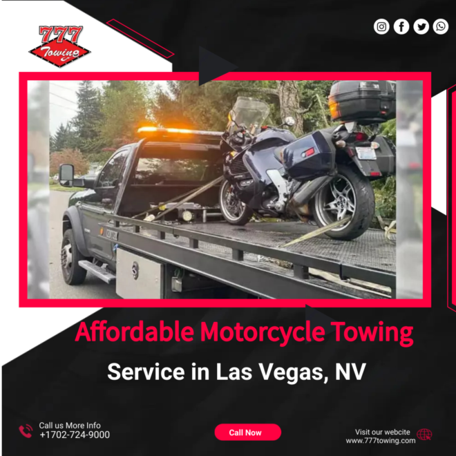 Affordable Motorcycle Towing Service in Las Vegas, NV