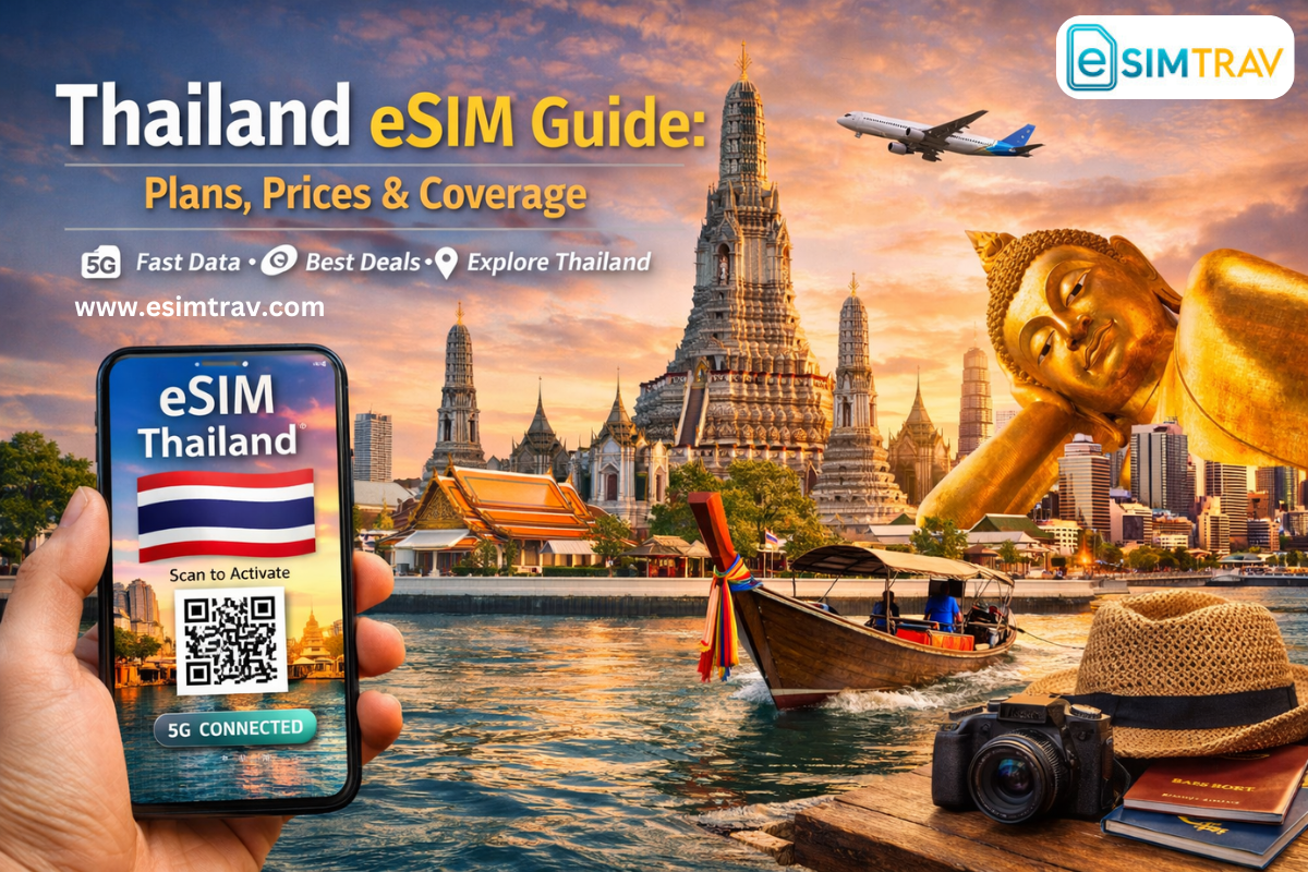 Thailand eSIM Guide: Plans, Prices & Coverage – eSIMTrav