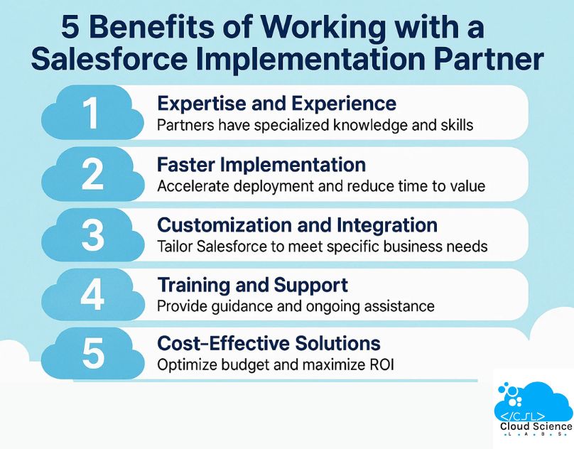5 Benefits of Working with Salesforce Implementation Partner
