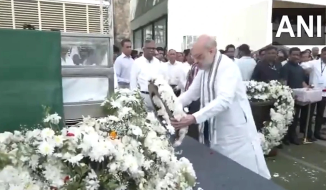 Ratan Tata: Last farewell to Ratan Tata with tearful eyes, Amit Shah reached NCPA lawn and paid trib