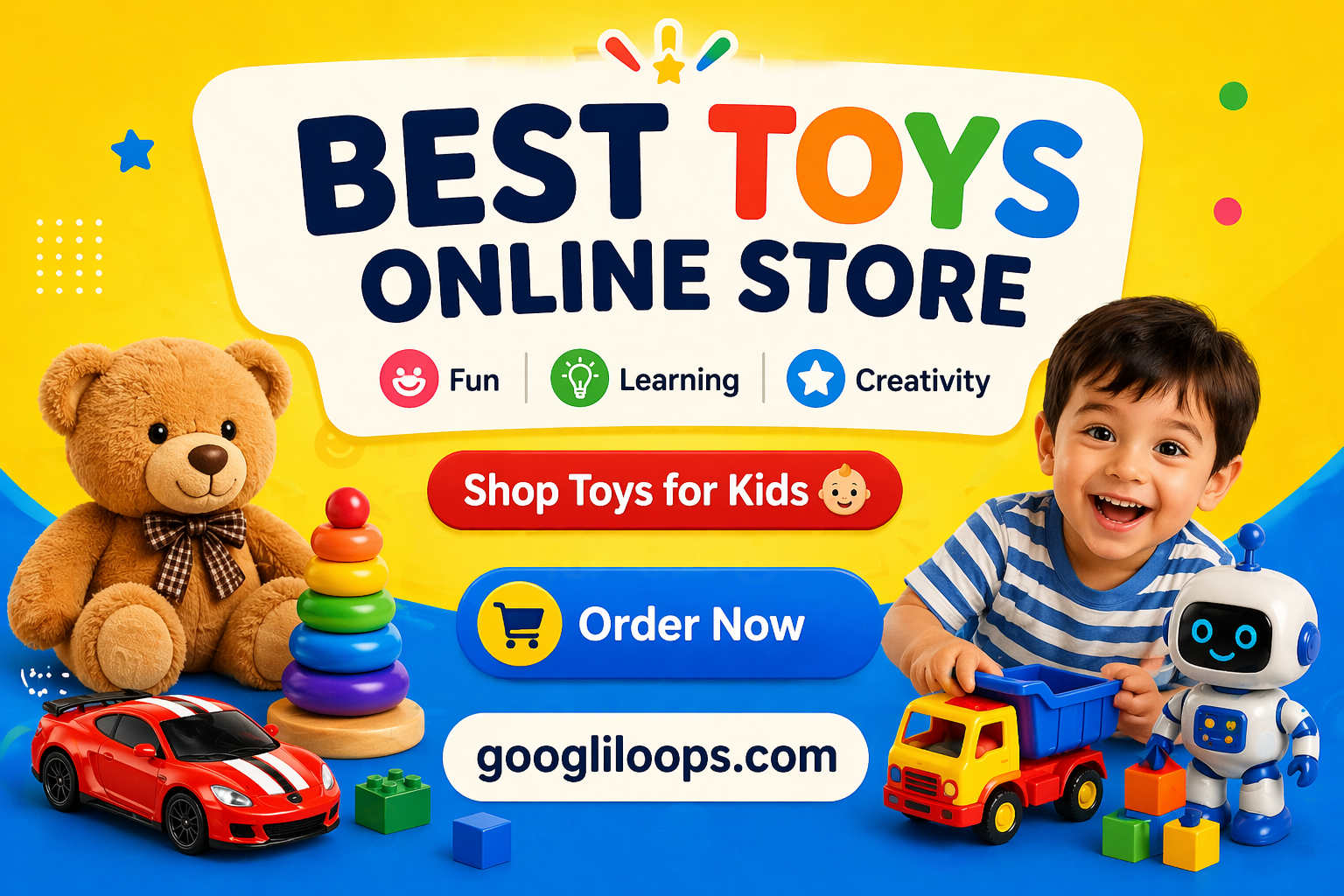 Best Toys Online Store Modern and Classy  