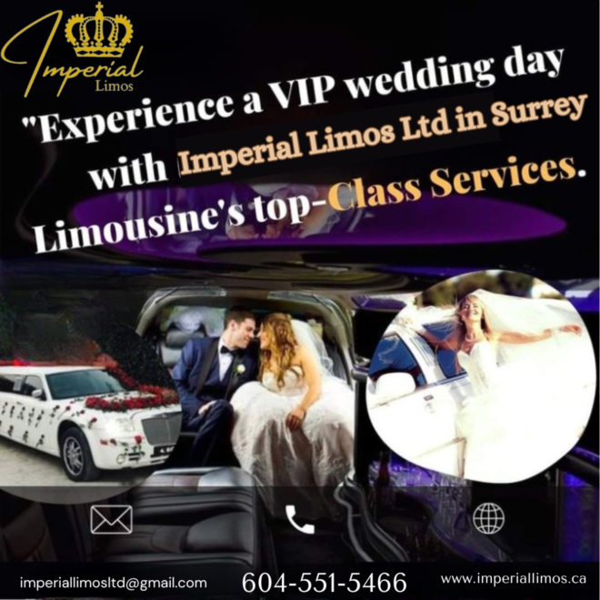 limousine service for wedding in Surrey