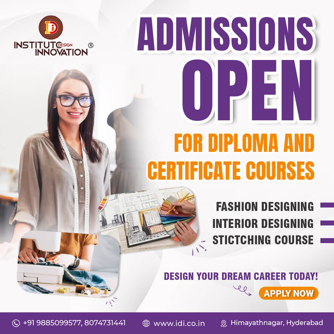 6 Months Fashion Designing Courses in Hyderabad