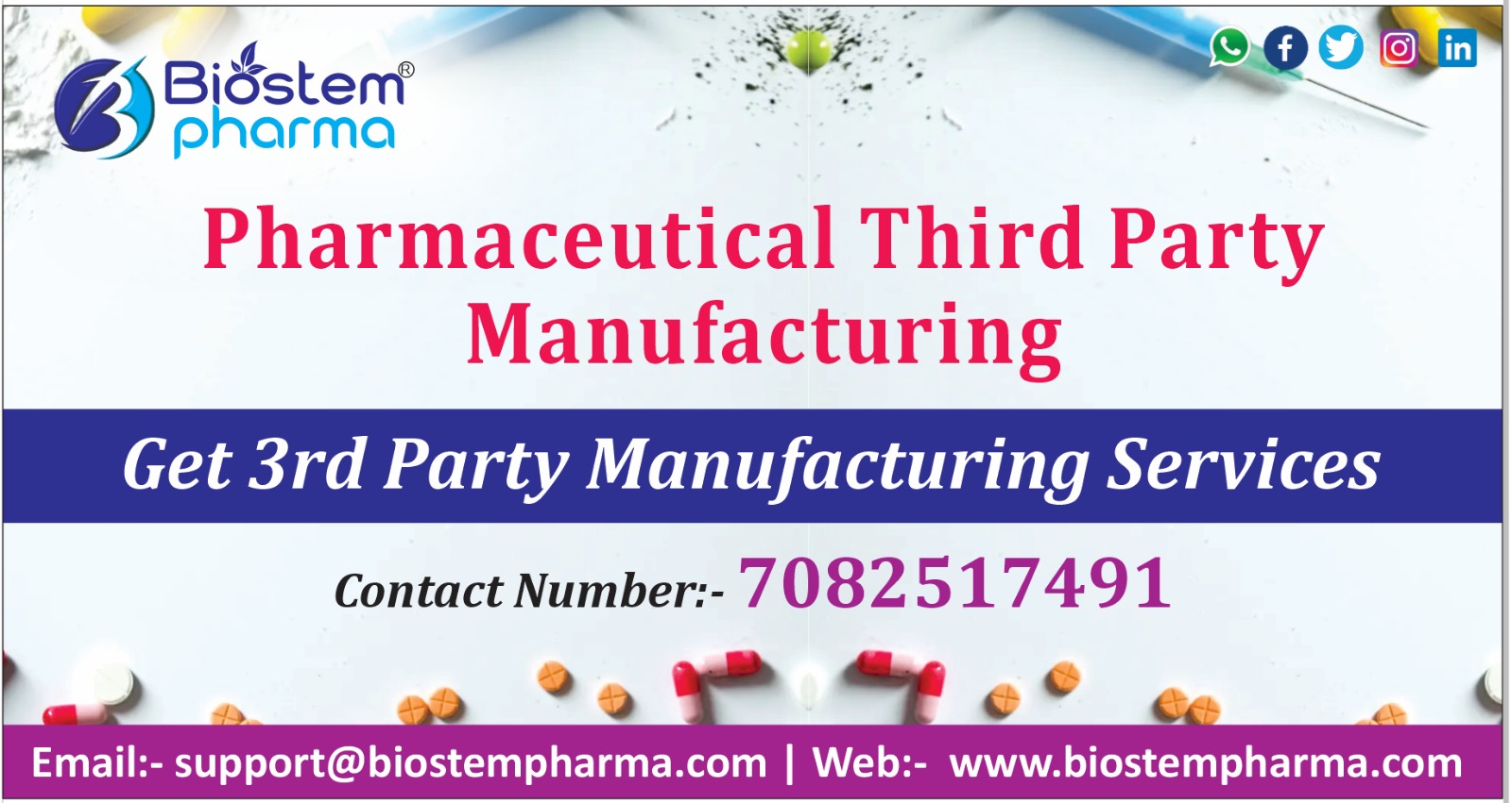 Pharmaceutical third party Manufacturing