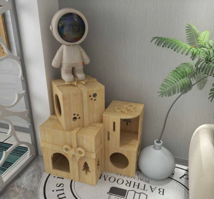 The Ultimate Haven for Feline Friends: The Wooden Cat Tree