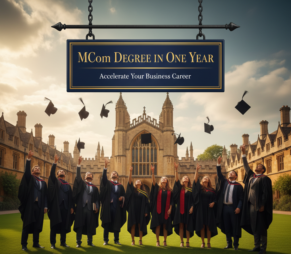 M.Com Degree in One Year