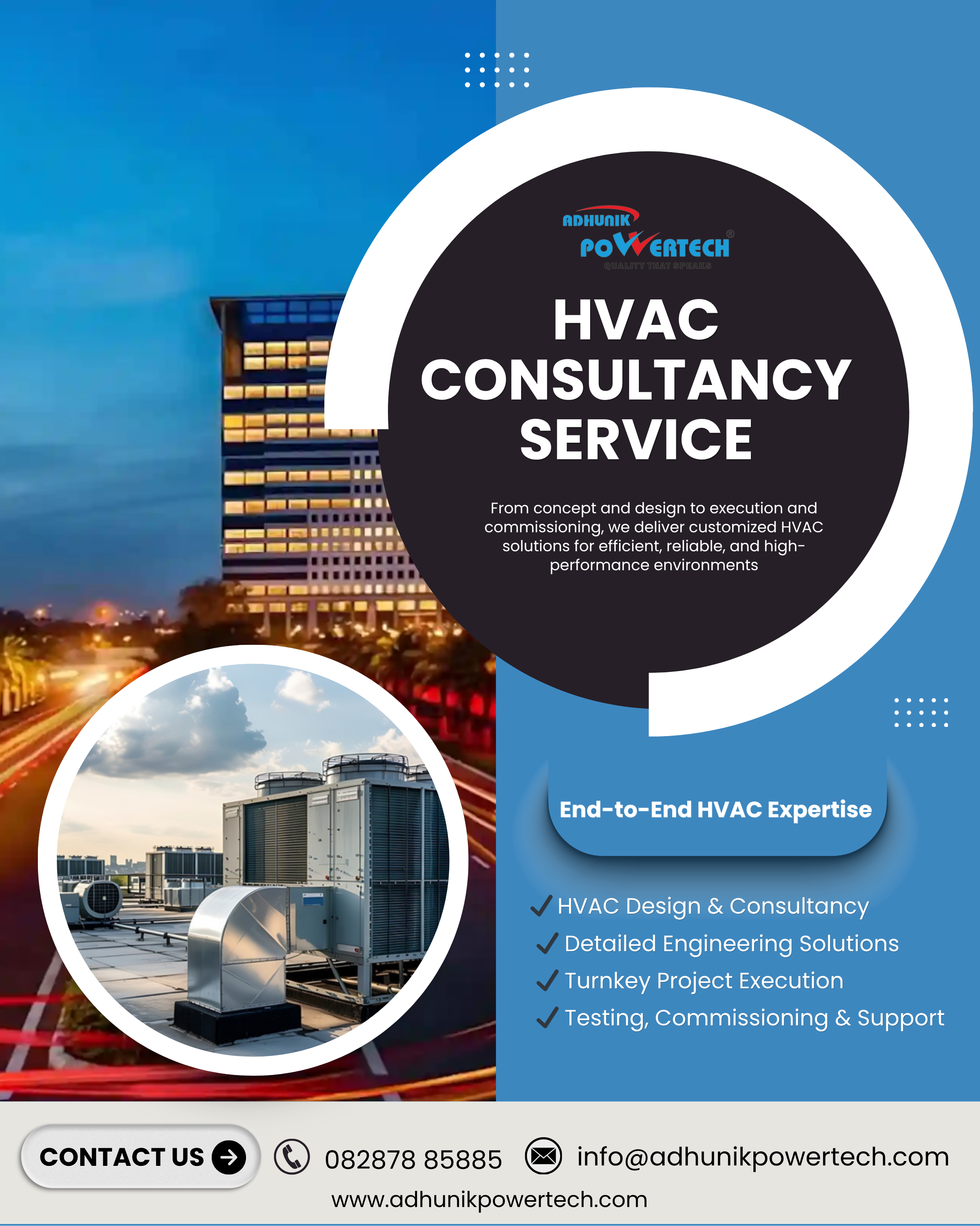HVAC Consultancy Services in Delhi NCR - Adhunik Powertech