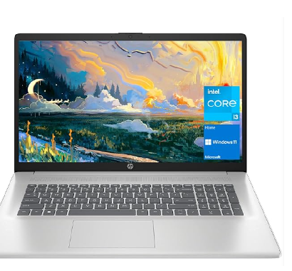 HP 17 Laptop, 17.3~'' HD+ Display, 11th Gen Intel Core i3