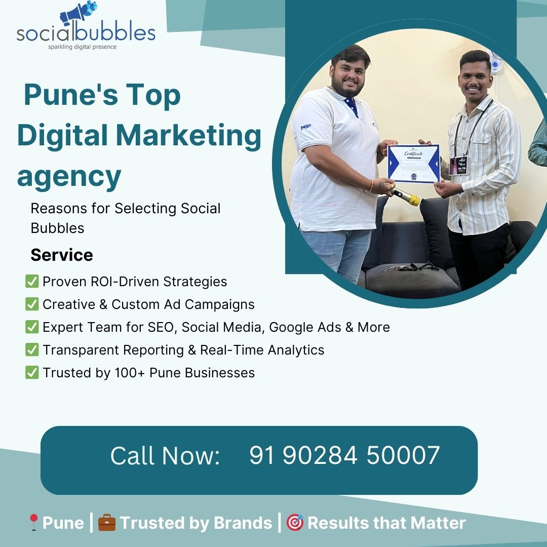Social Bubbles as Pune's Top Digital Marketing agency