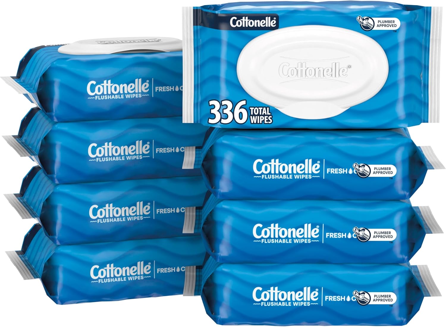 Cottonelle Freshfeel Flushable Wet Wipes, 