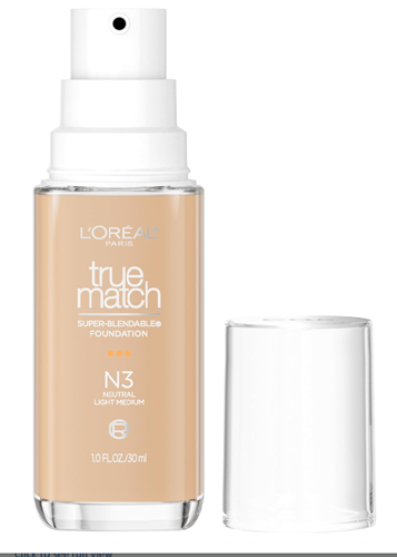 L'Oreal Paris True Match Super-Blendable Foundation, 