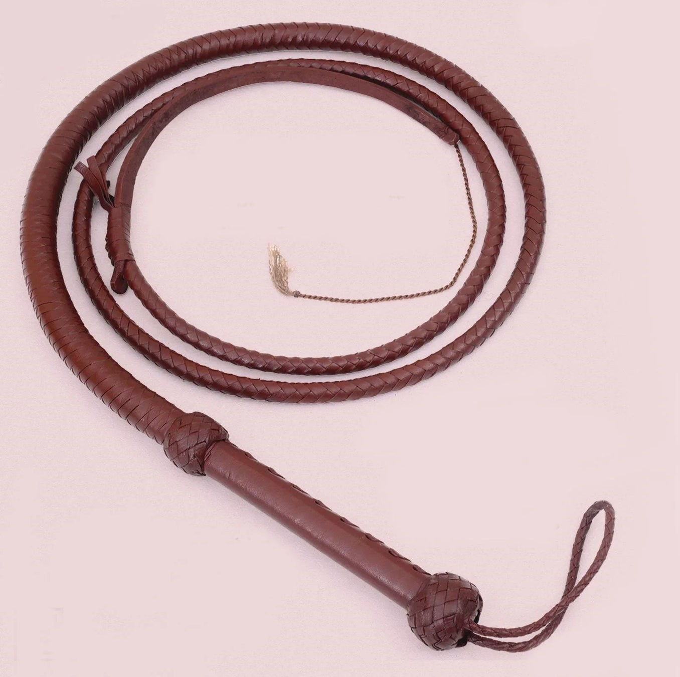 Premium Bull Whip Crafted with Genuine Leather