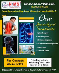 Dr.Raja.S.Vignesh-Neurosurgeon NiMS hospital Tirunelveli