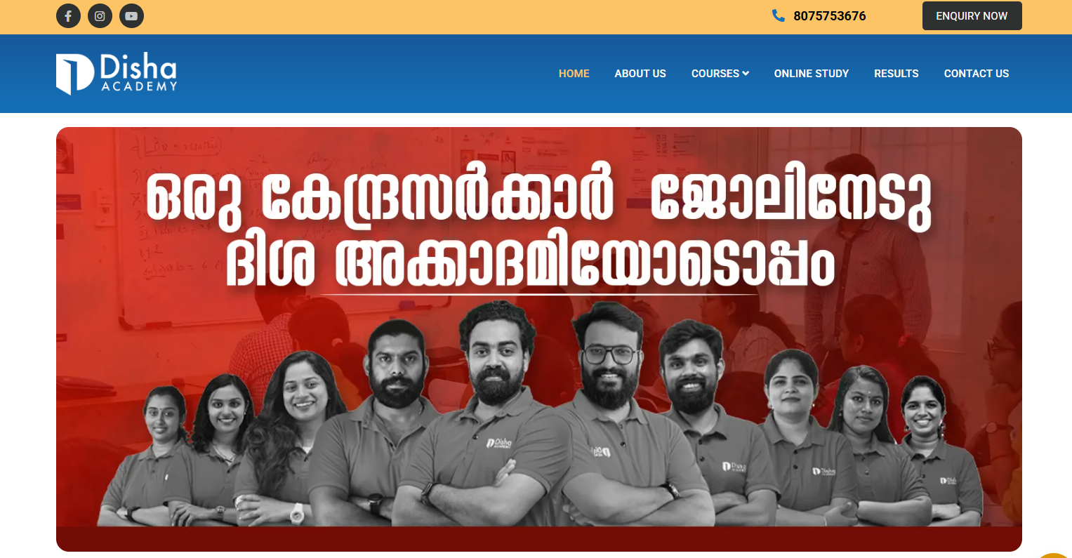 Disha Academy Affordable Competitive Exam Coaching in Kerala