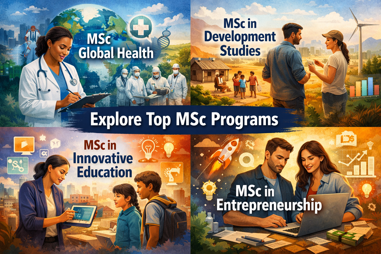 Future-Ready MSc Programs in Health, Education & Business