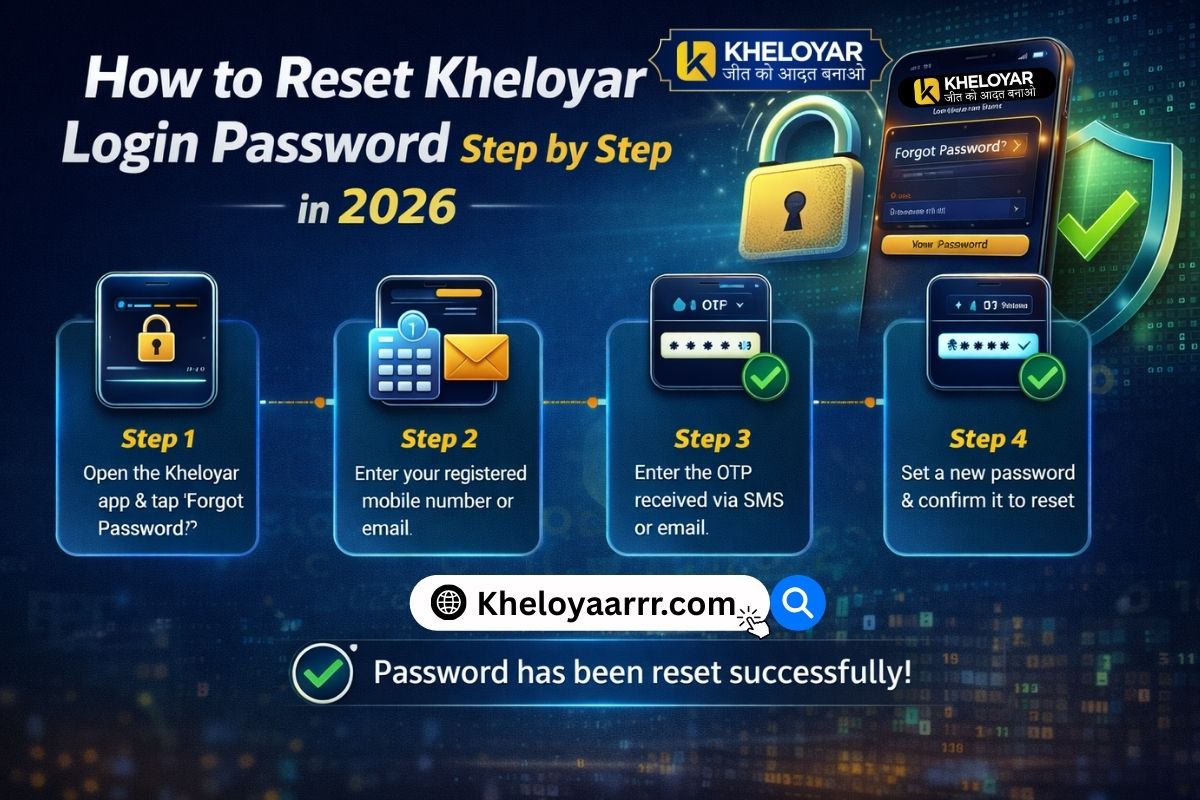 How to Reset Kheloyar Login Password Step by Step in 2026