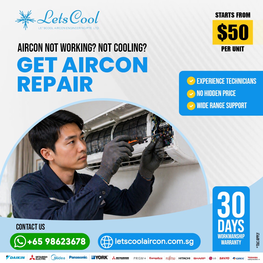 Expert Aircon Repair & Gas Top-Up Singapore
