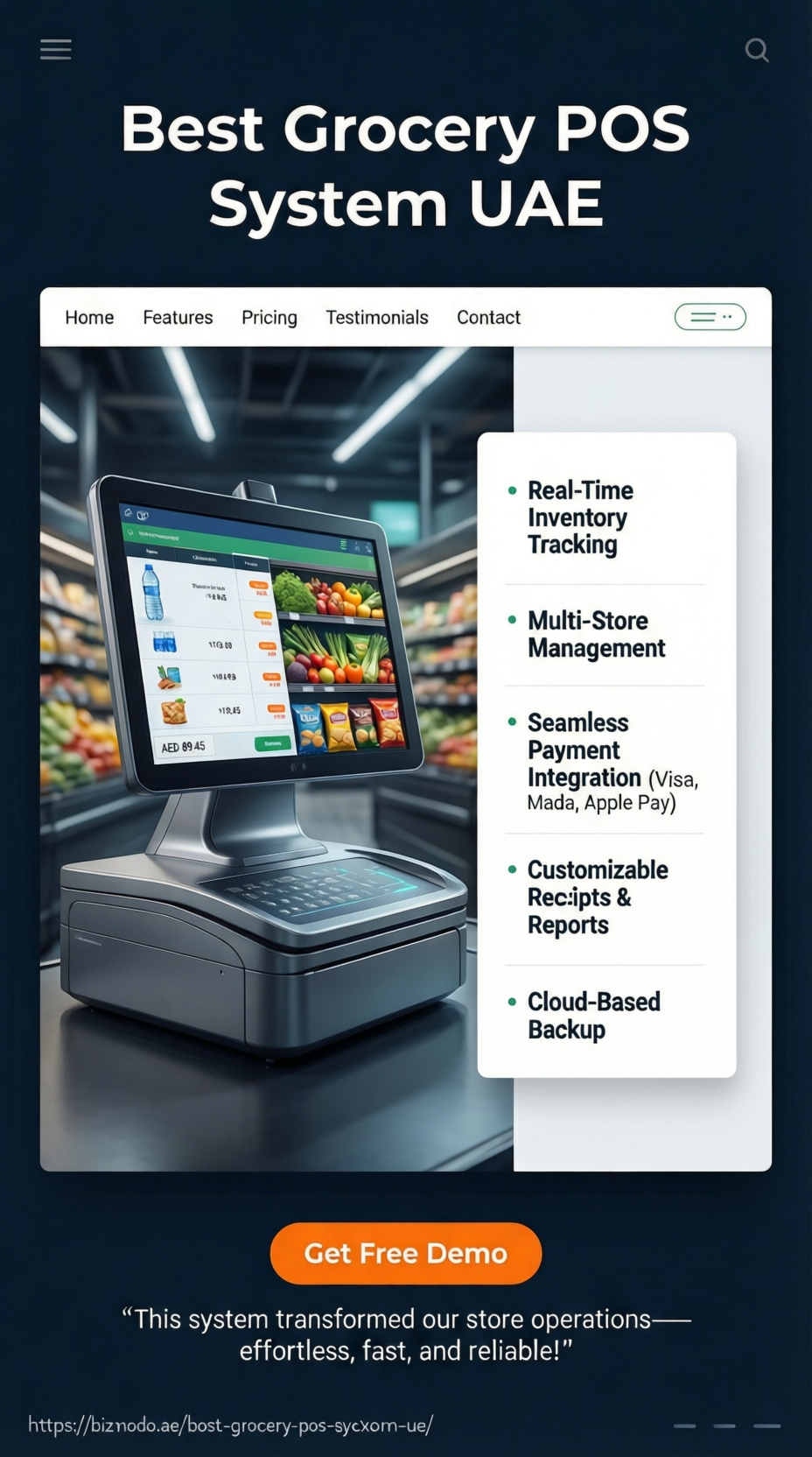 UAE Grocery POS System – VAT Billing & Multi-Channel Sales