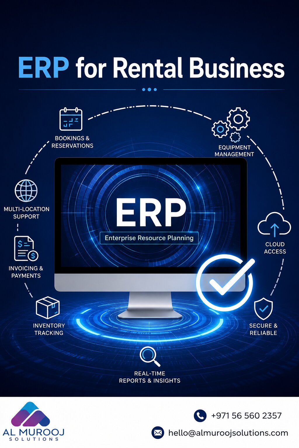 ERP for Rental Business Across Multiple UAE Locations