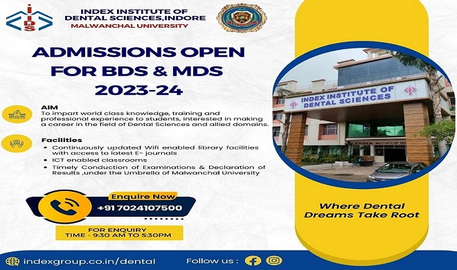 Index Institute of Dental Sciences - Best Dental College in Indore	