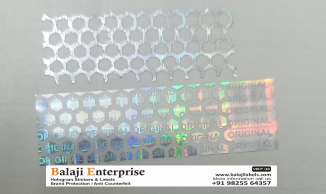 Hologram Stickers: Product Packing