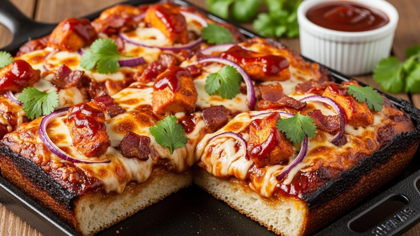 Discover the  BBQ Chicken Pizza Experience at Pizzeria Cafe