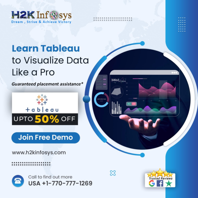 Best Tableau courses online at H2KInfosys