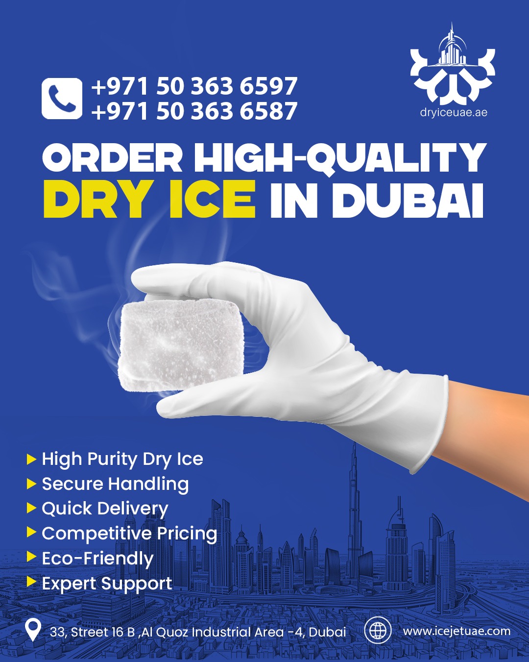 Supplier Dry Ice for Restaurants & Catering Businesses
