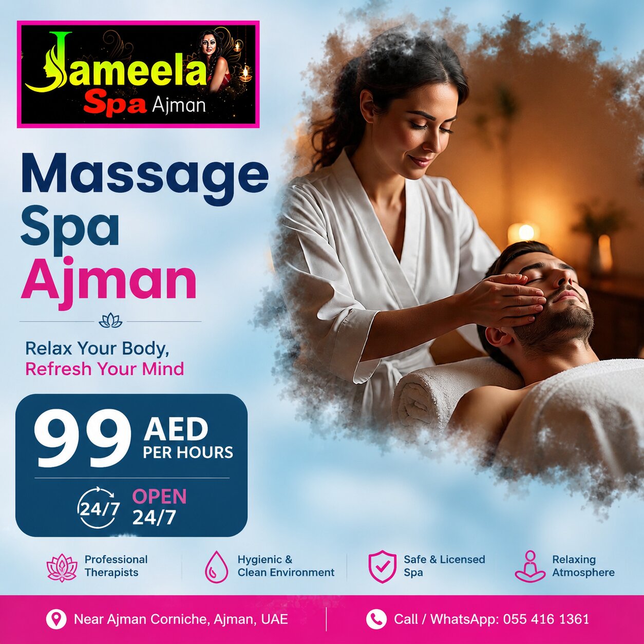 Massage Spa Ajman for Stress Relief & Wellness